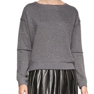 NWOT Alice + Olivia Rhinestone Sweatshirt